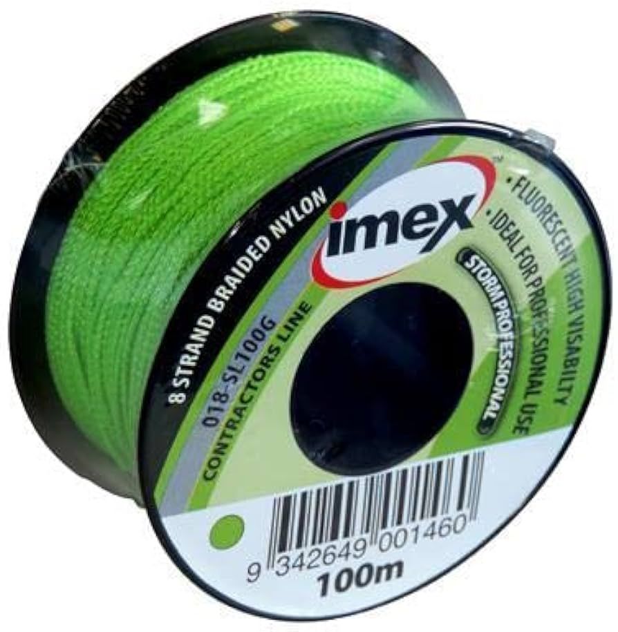 Grettz 100m 8 Braid Green Stringline