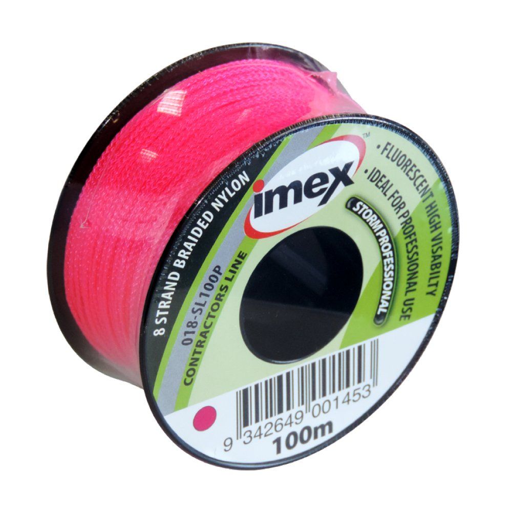 Grettz 100m 8 Braid Pink Stringline