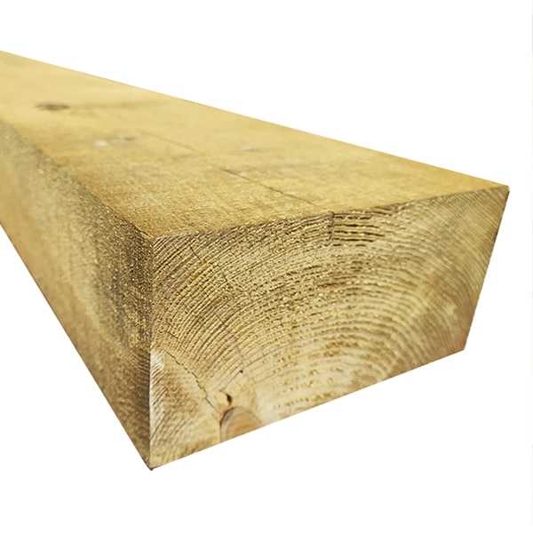 Green Treated Softwood Sleeper 120 X 240 X 3000mm