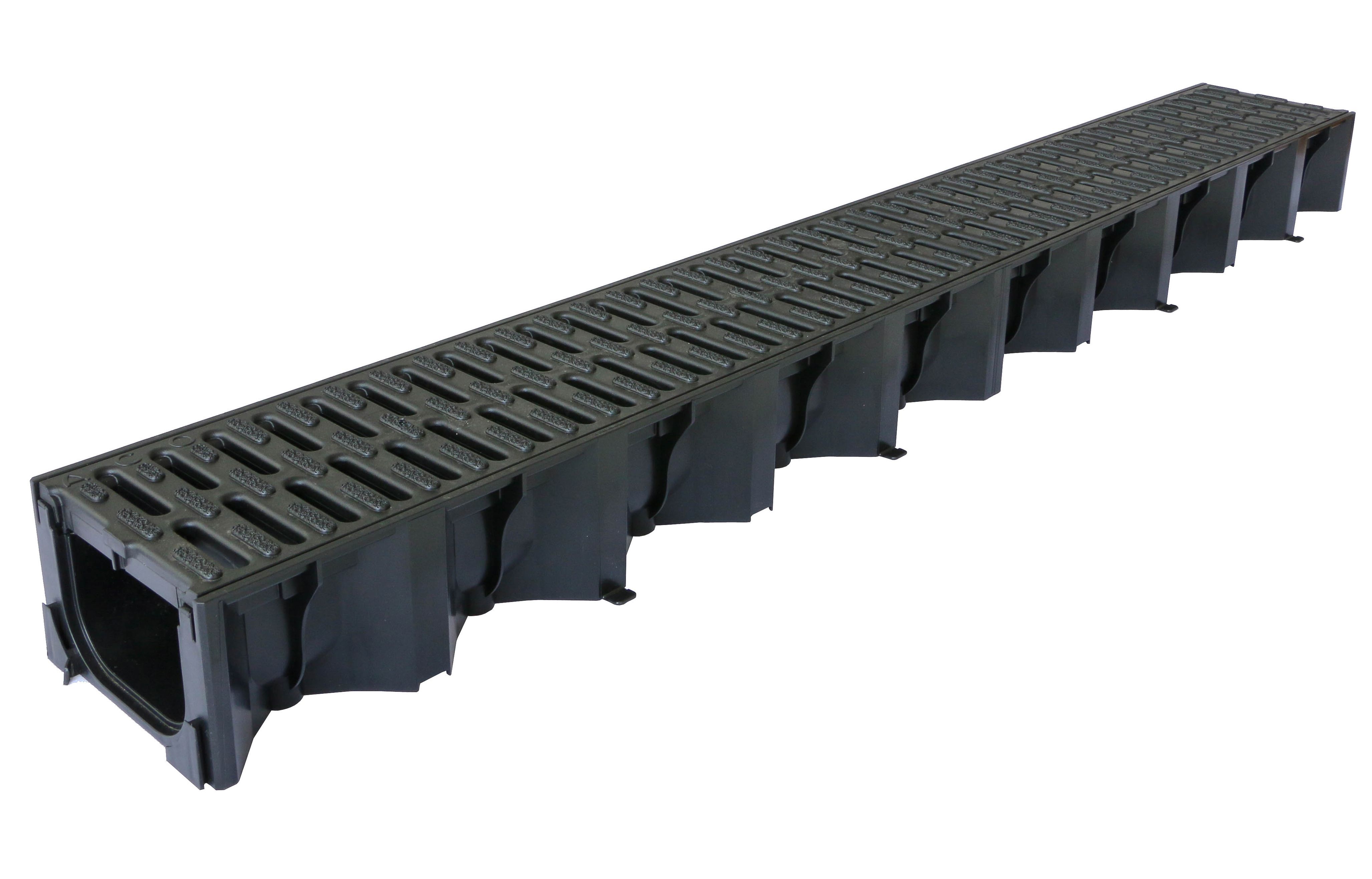 ACO Plastic Channel With Grating A15 (1000X125X80mm)