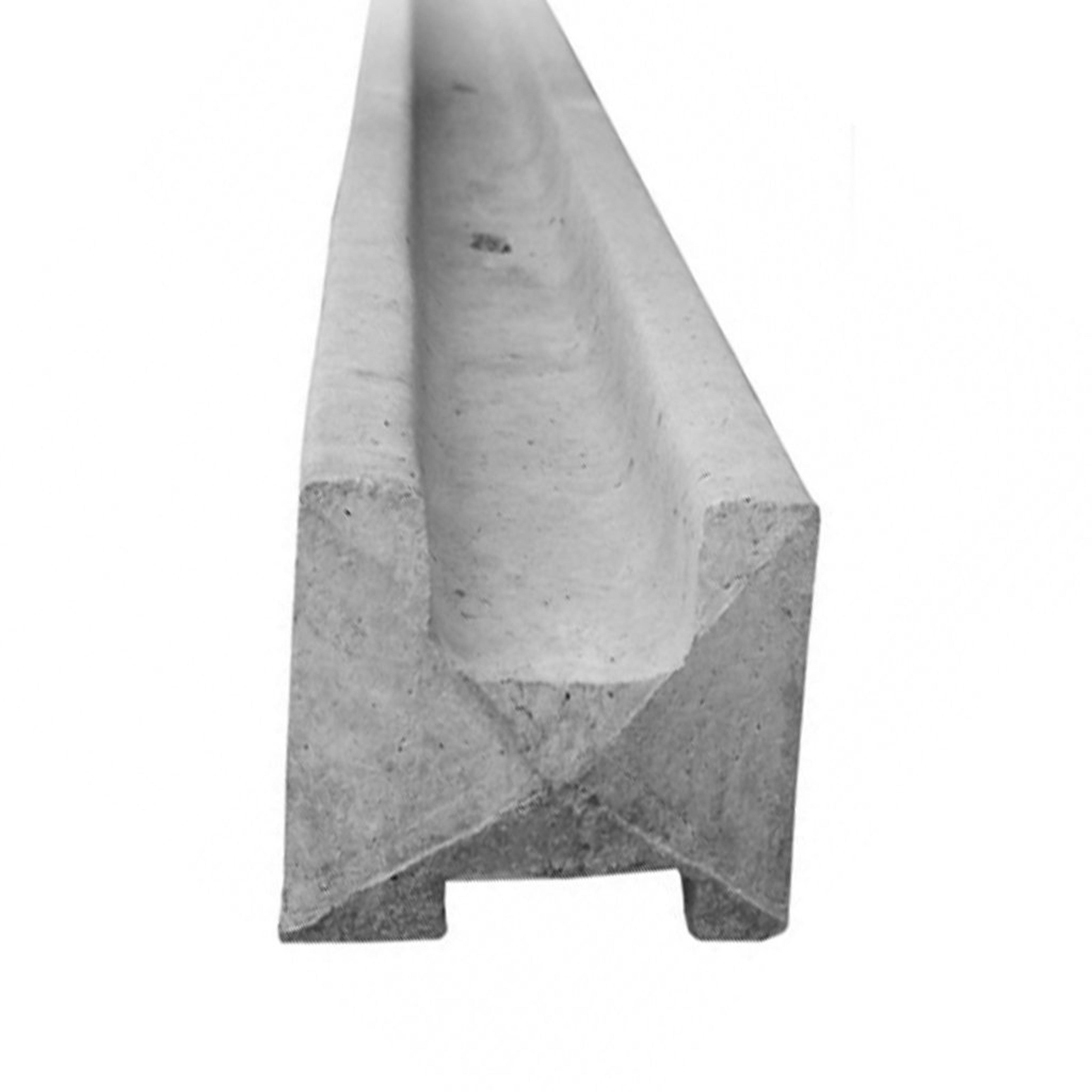9' Concrete Slotted Fence Post Intermediate