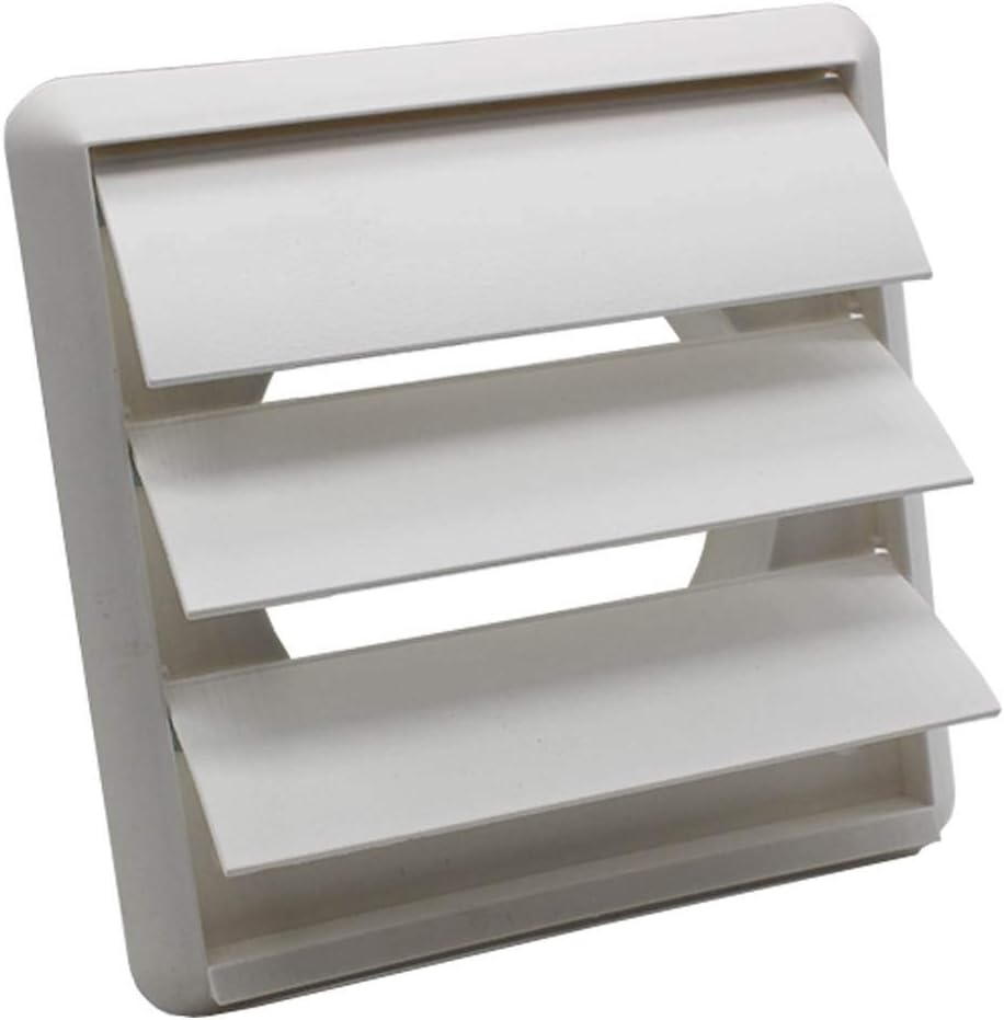 100mm Gravity Flap Rect Socket White