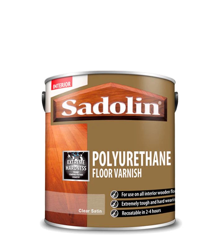 Sadolin Poly Floor Varnish Clear Sat 2.5L