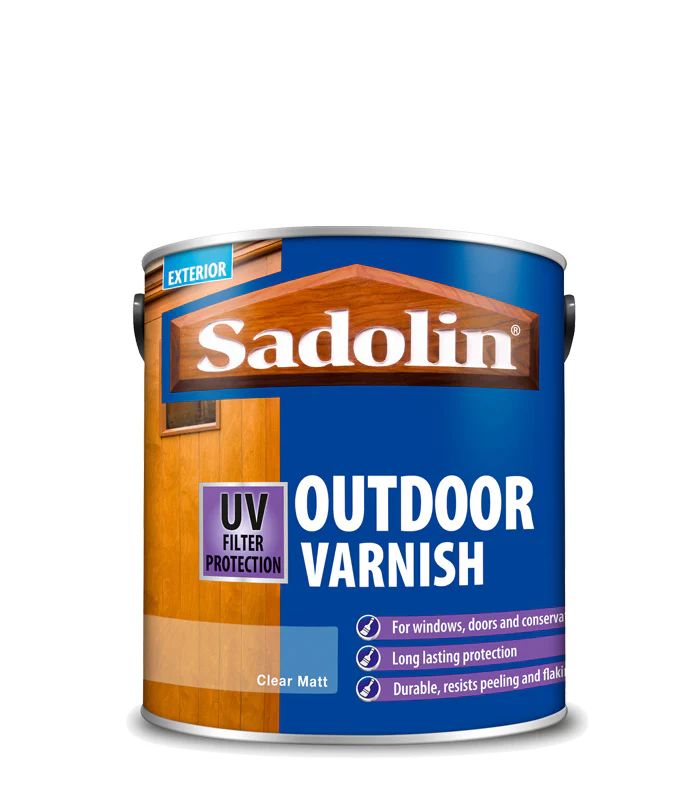 Sadolin Outdoor Varnish Matt Clear 2.5L