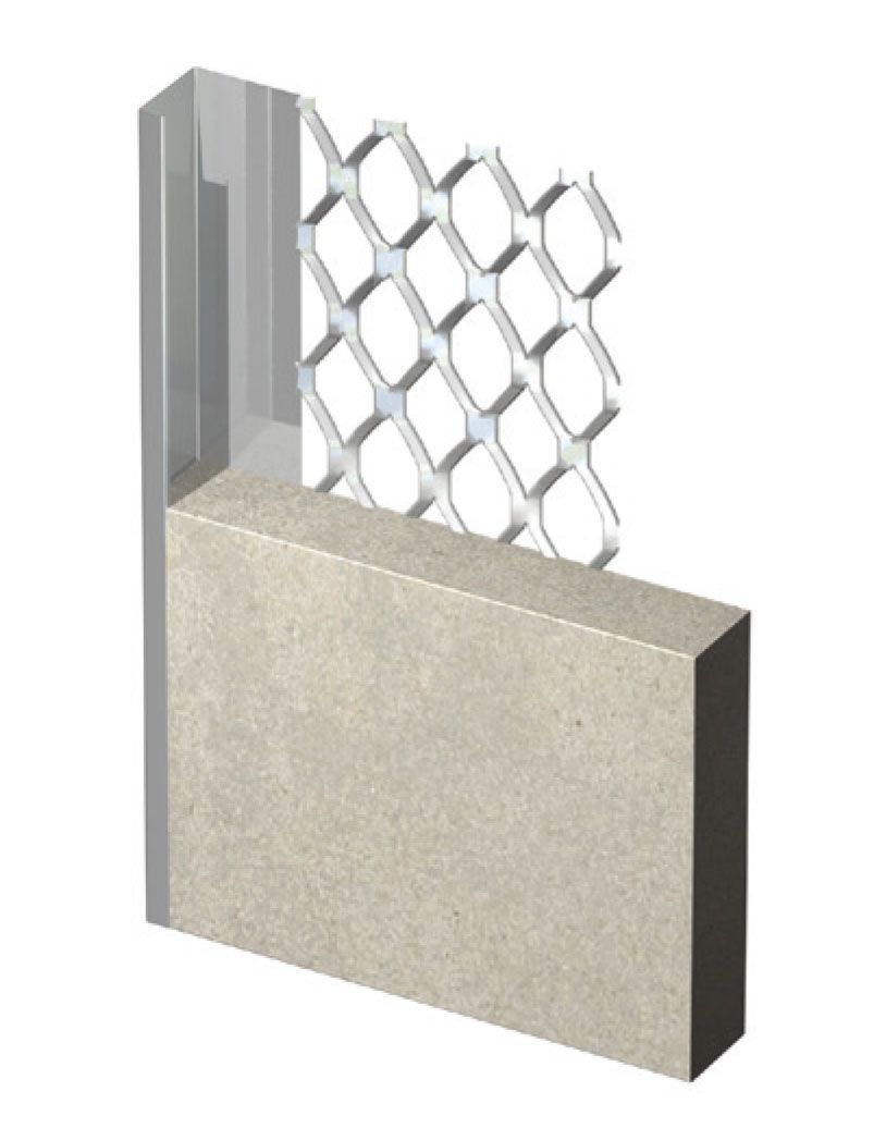 Expamet 13mm Stainless Steel Plaster Stop 3000mm (510F3000)