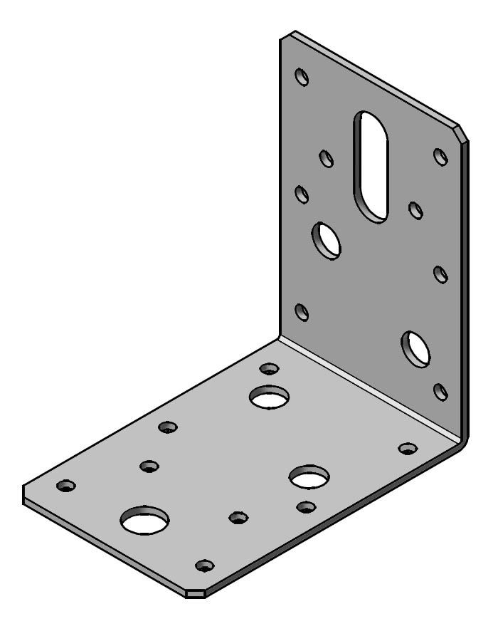 Expamet Angle Bracket 90x90x60mm (AB909060)