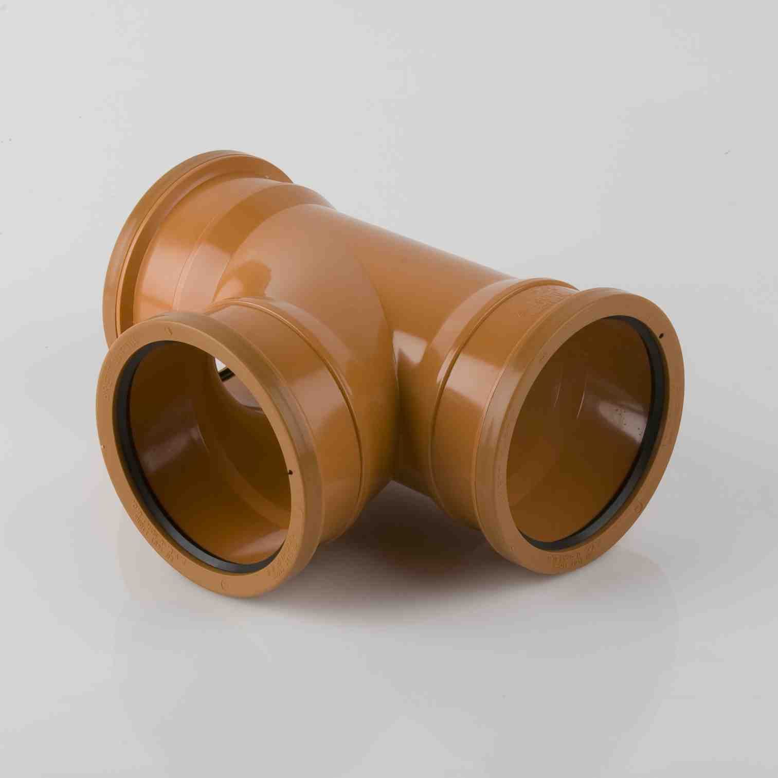 B4081 - Triple Socket Branch 110mm X 110mm X 87.5 Deg (T)
