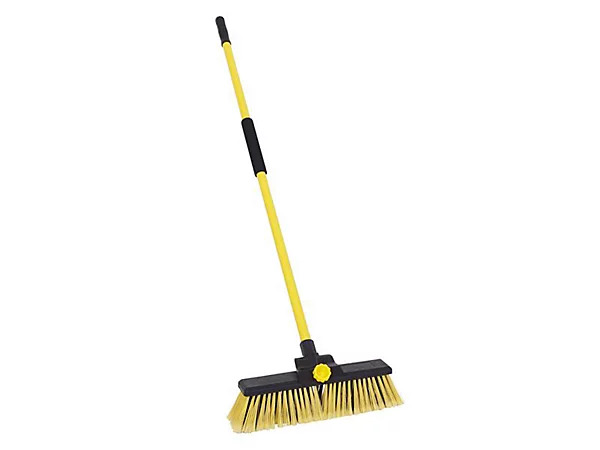 BULLDOZER Heavy-duty Broom Clipped with Handle 355mm (14in)
