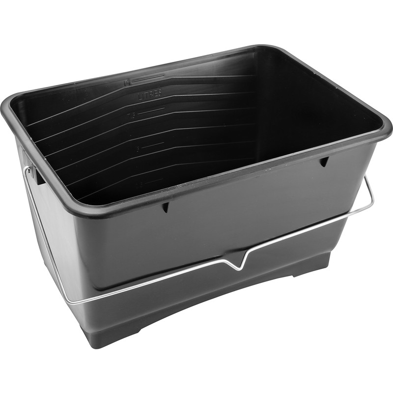 10 Litre Black Plastic Scuttle