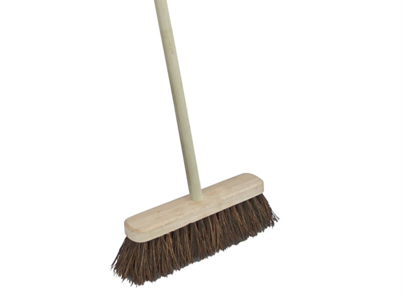 Bassine Broom 12" With 48" Handle (FAIBRBASS12H)