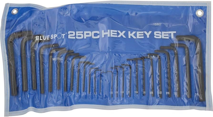 B/Spot Hex Key/Pouch 25pc (15307)