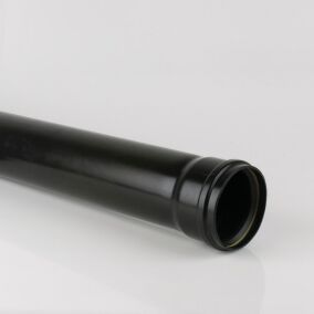 BS414B - Soil 110mm Black Pipe S/S (3m)