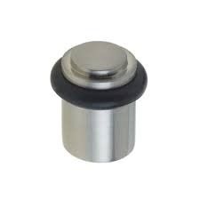 Frelan SN Floor mounted doorstop Satin Nickel