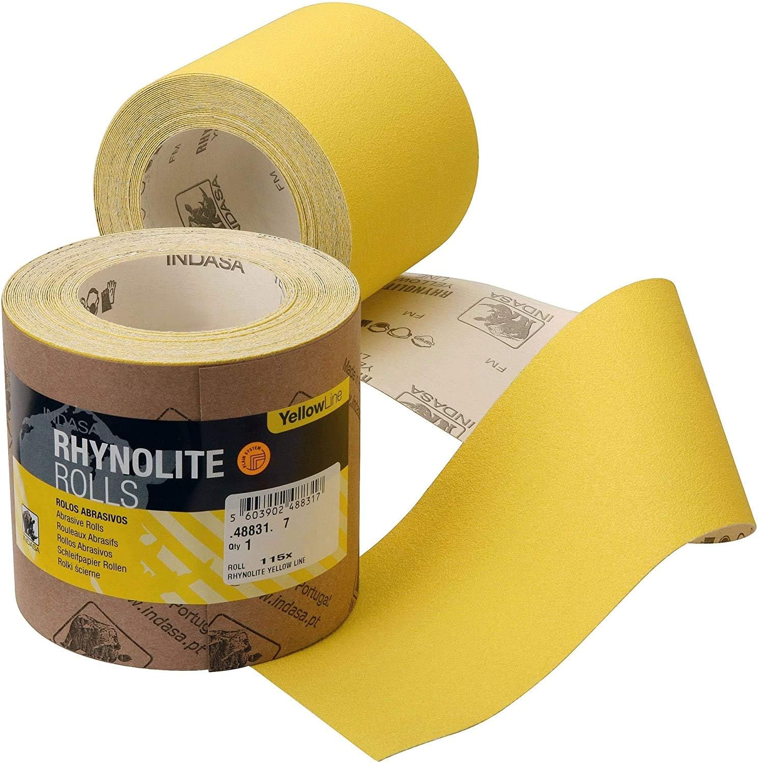 Rhynolite Yellowline Roll 115mm x 10m P240