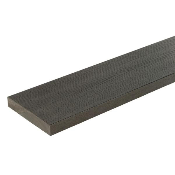 Saige Contemporary Decking Solid Board 143mm x 23mm x 3.6m Charcoal