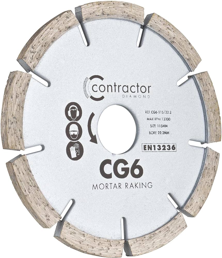 Spectrum Contractor Diamond Blade - Mortar Raking - 115/22.23mm