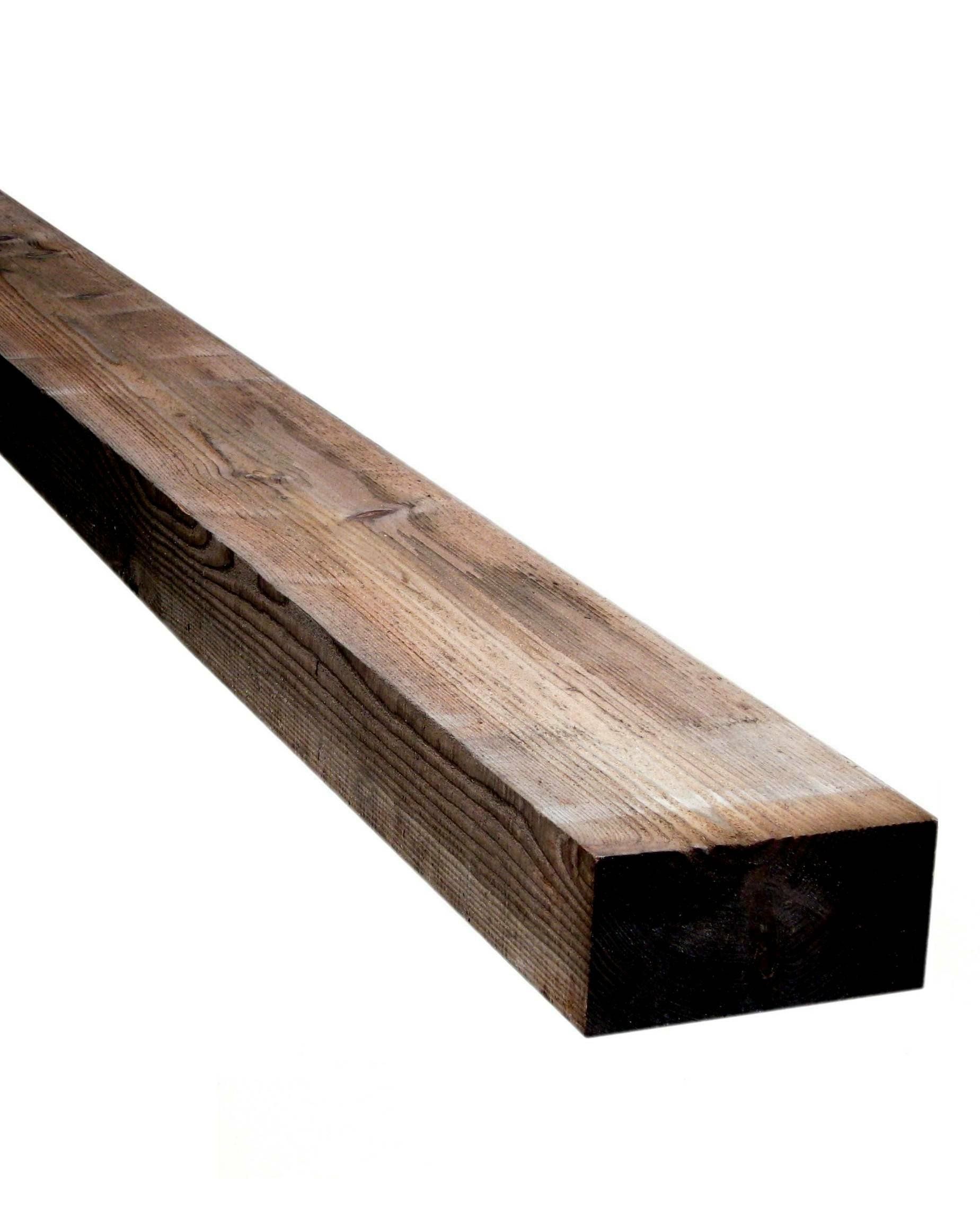 Brushwood Charred Sleepers 95 X 195 X 2400mm