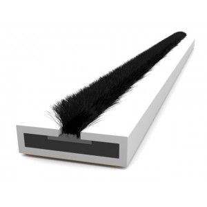 White 15x4mm (2.1m) Intumescent Fire & Smoke