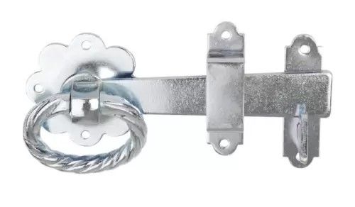 BZP 152mm Ring Gate Latch P/P