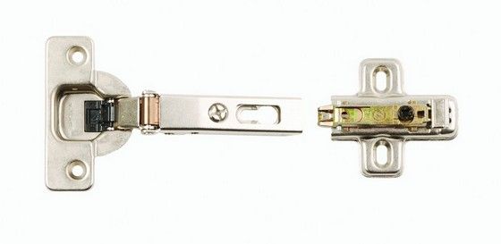 35mm Sprung110 Deg - Clip on Silver Cabinet Hinge (2) Bag