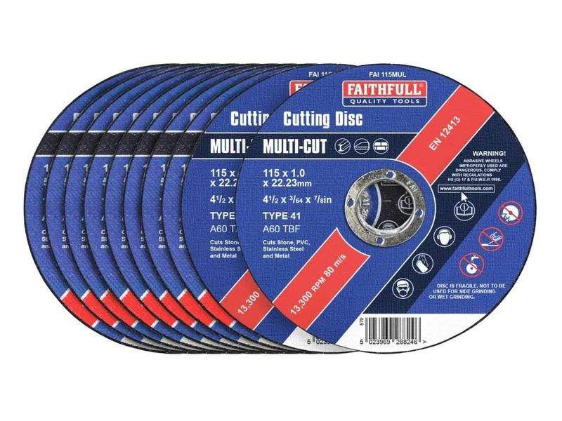 FAI/FULL CUT OFF WHEEL 115MM X 1.2 X 22 (PER TIN, NOT DISC)