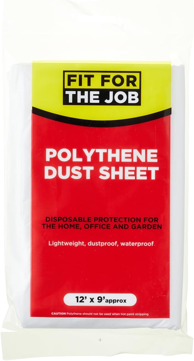 12' x 9' Polythene Dust Sheet