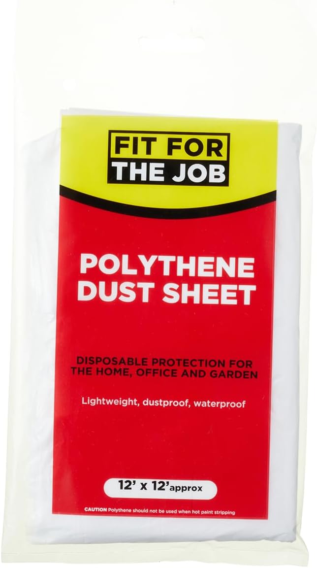 12' x 12' Polythene Dust Sheet