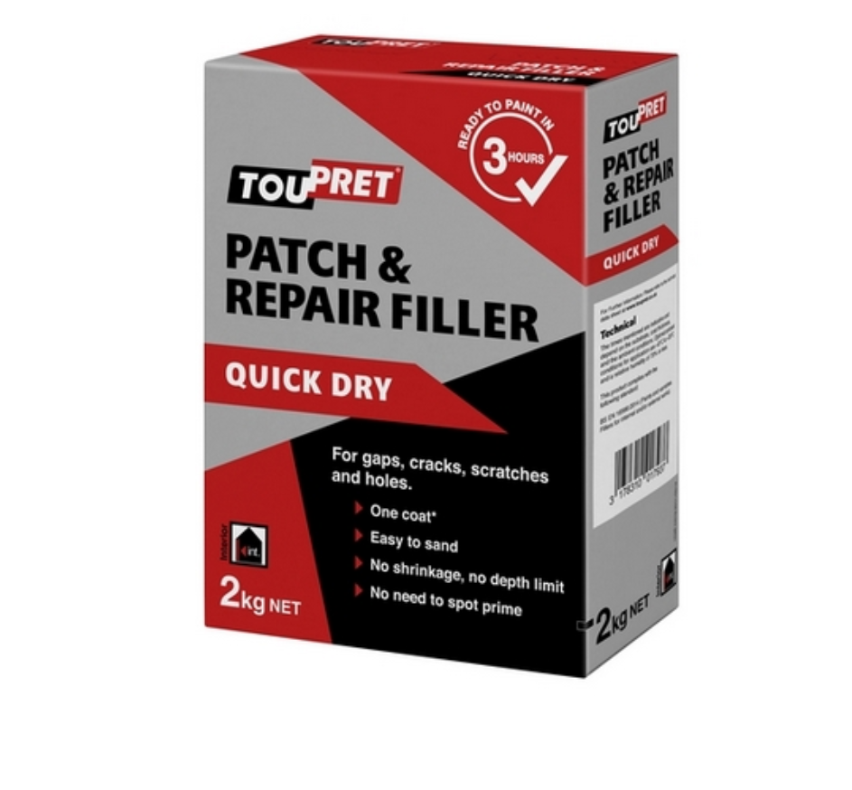 Toupret Patch & Repair Filler Quick Dry 2kg