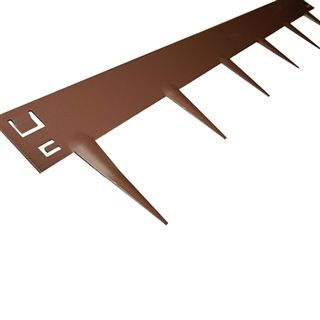 Metal Lawn Edging 1m Black
