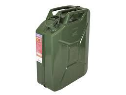 FAI/FULL Green Jerry Can - Metal 20L