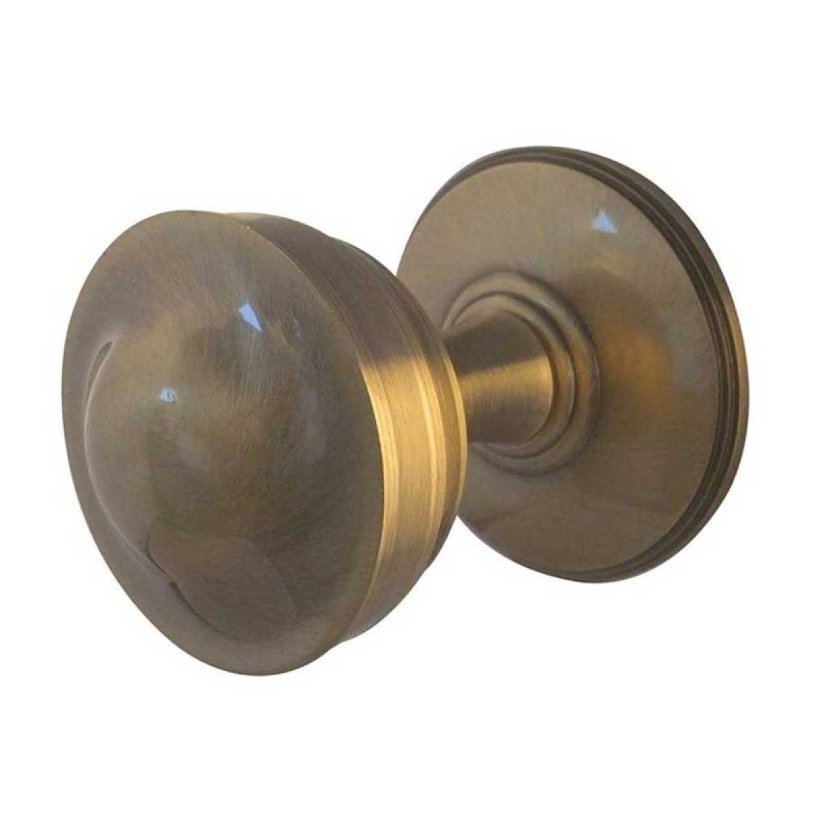 Frelan Crown Mortice Knob Ab Antique Brass