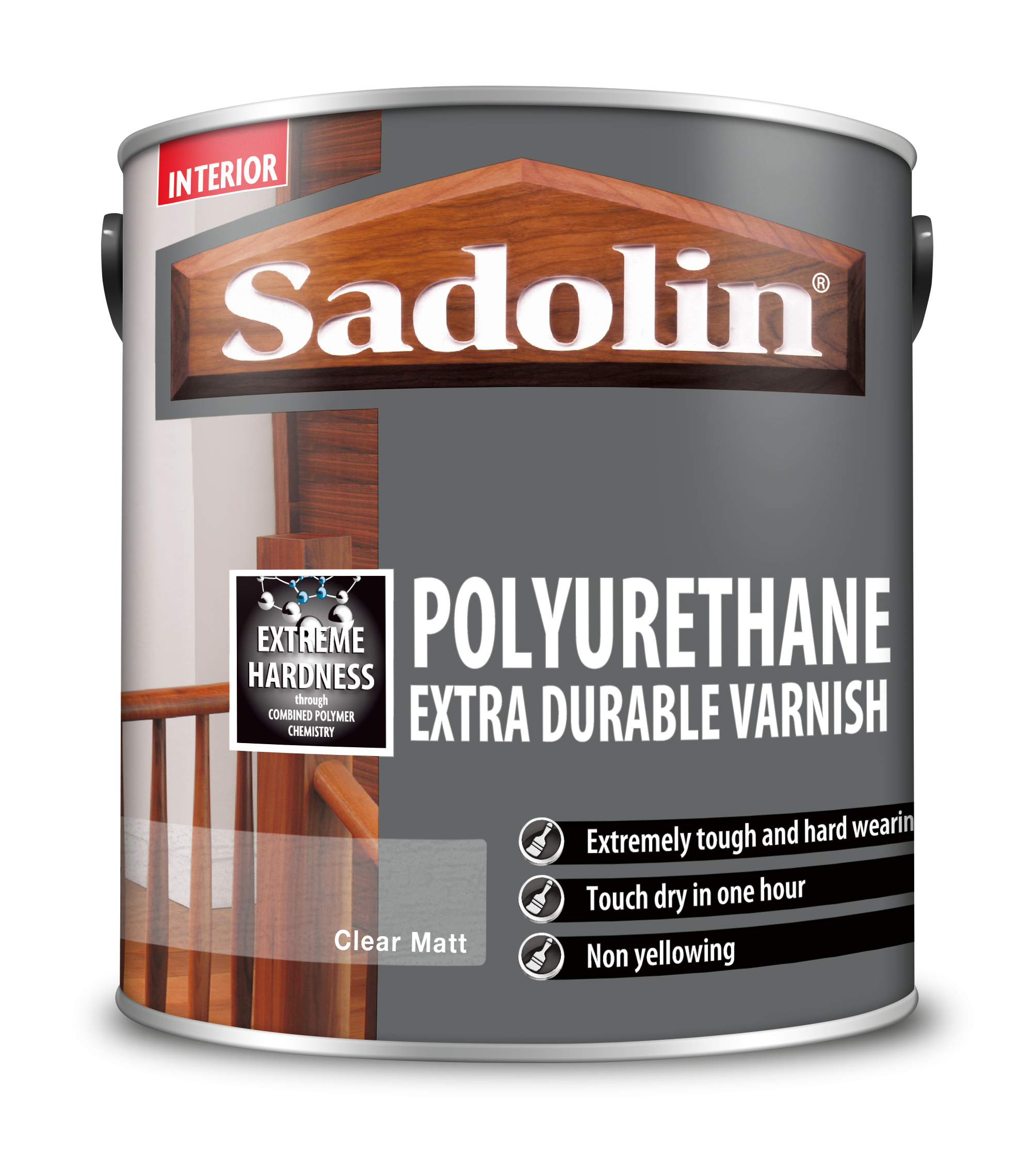 Sadolin Poly Extra Durable Varnish Clear Matt 2.5L