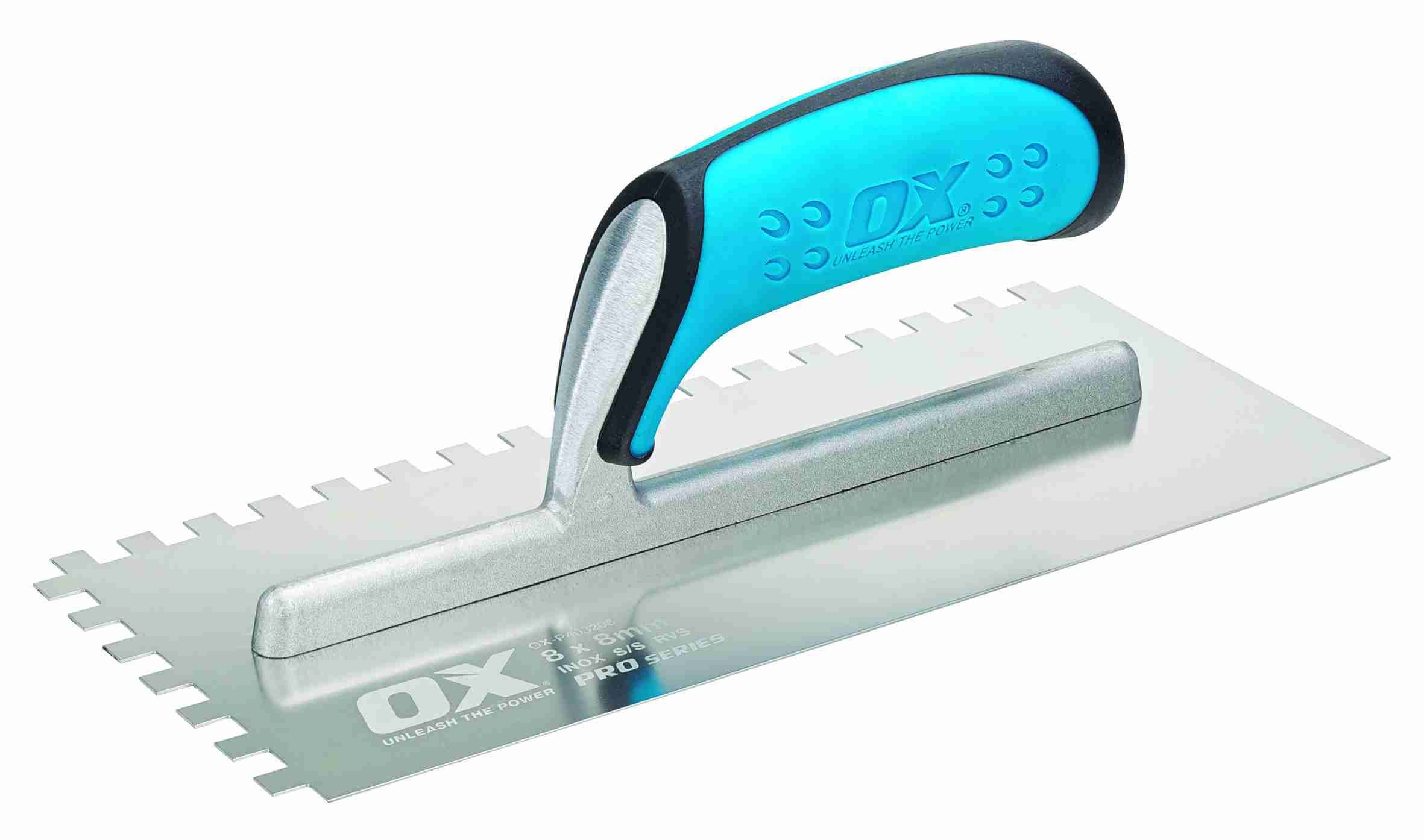 Professional Stainless Steel Adhesive Trowel Square Notches 8mm