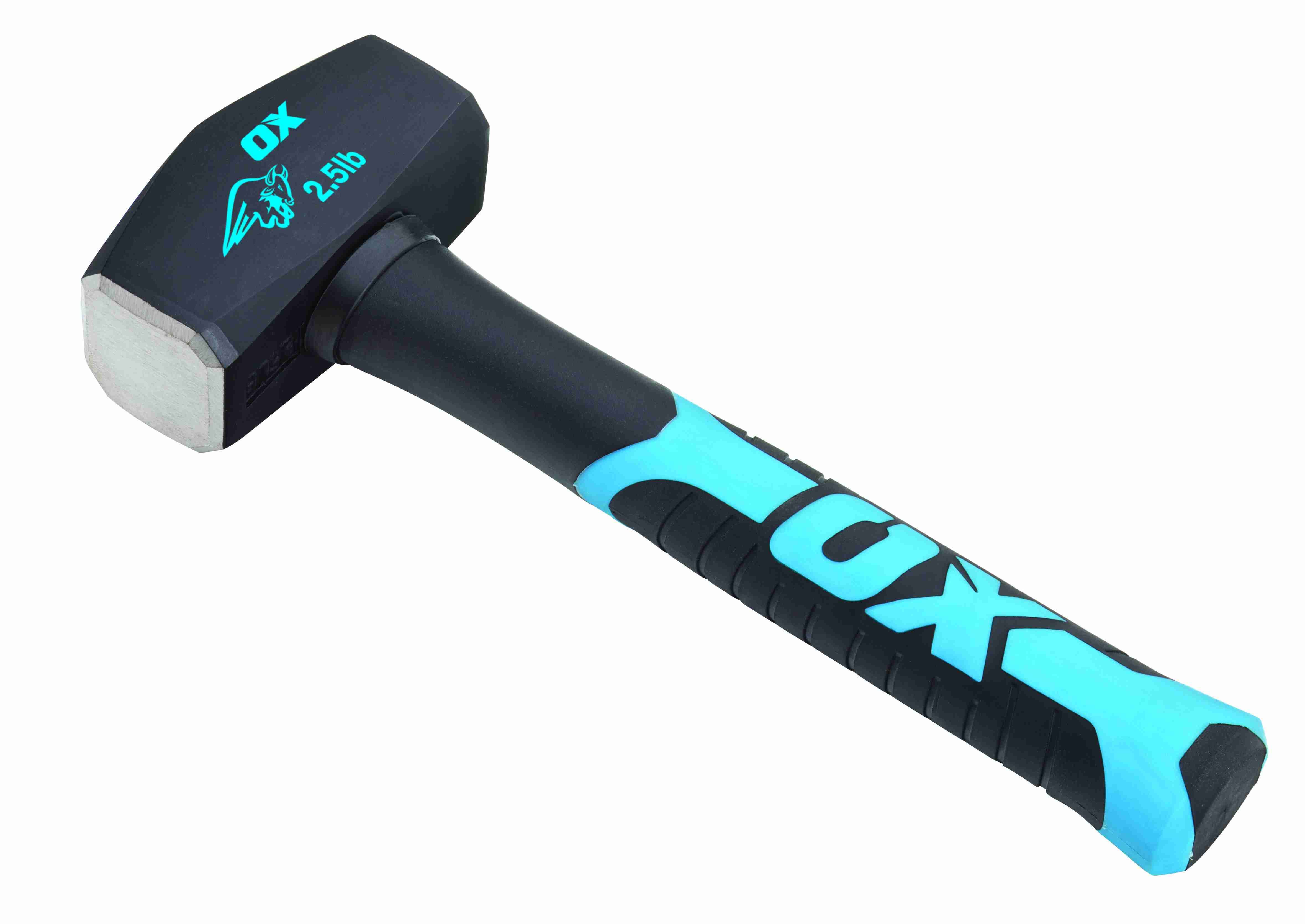 OX Trade Fibreglass Handle Club Hammer - 2.5lb / 1.1kg