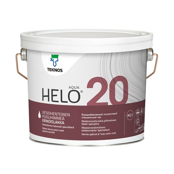 Teknos Helo Aqua 20 Special Clear Varnish 2.7L